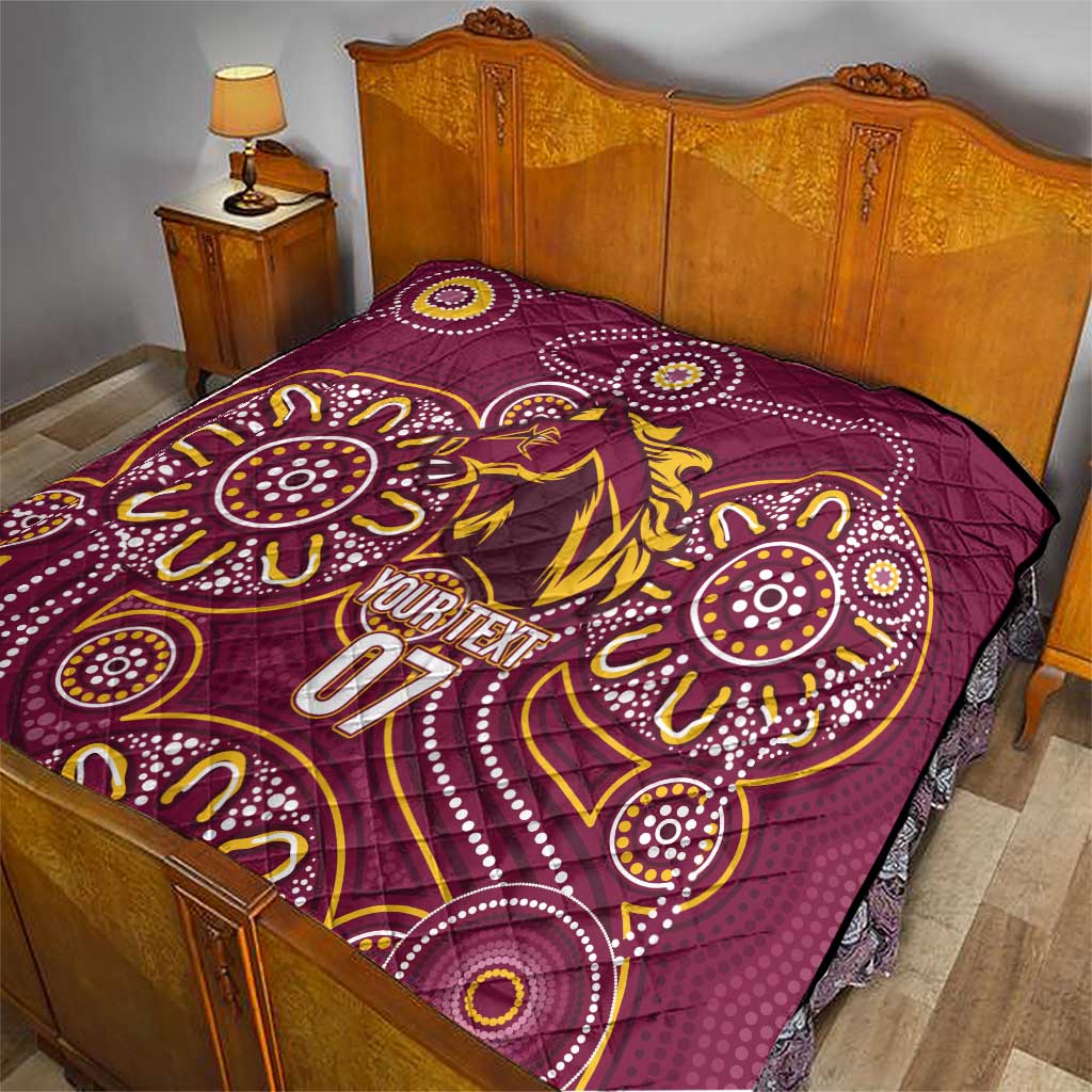 Brisbane Rugby NRL Custom Indigenous Quilt The Mighty Broncos - Aussie Hoodie