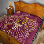 Brisbane Rugby NRL Custom Indigenous Quilt The Mighty Broncos - Aussie Hoodie