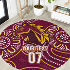 Brisbane Rugby NRL Custom Indigenous Round Carpet The Mighty Broncos - Aussie Hoodie