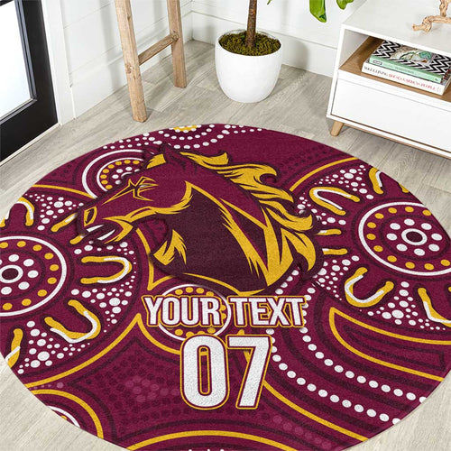 Brisbane Rugby NRL Custom Indigenous Round Carpet The Mighty Broncos - Aussie Hoodie