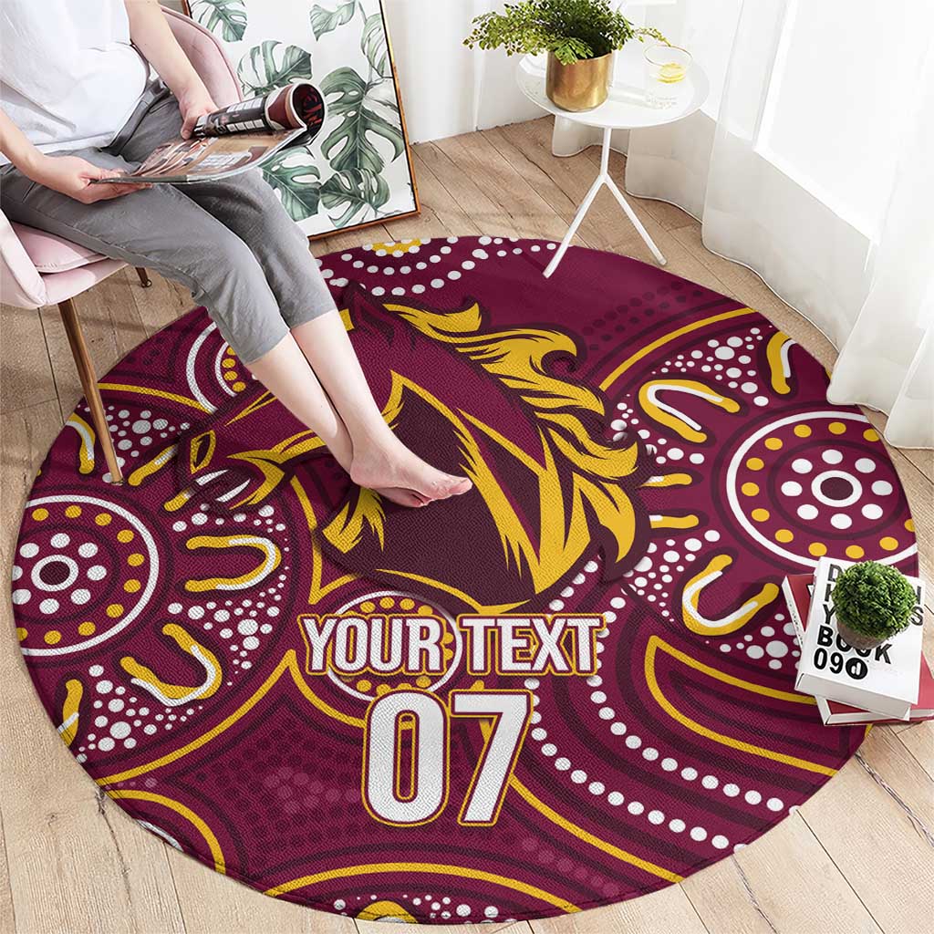 Brisbane Rugby NRL Custom Indigenous Round Carpet The Mighty Broncos - Aussie Hoodie