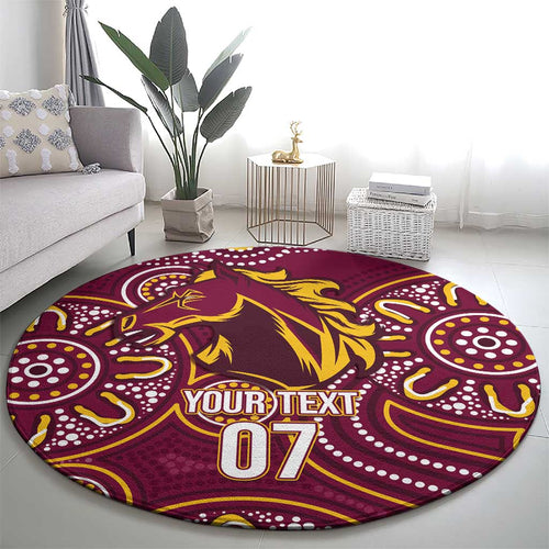 Brisbane Rugby NRL Custom Indigenous Round Carpet The Mighty Broncos - Aussie Hoodie