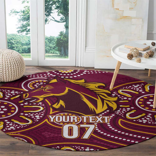 Brisbane Rugby NRL Custom Indigenous Round Carpet The Mighty Broncos - Aussie Hoodie