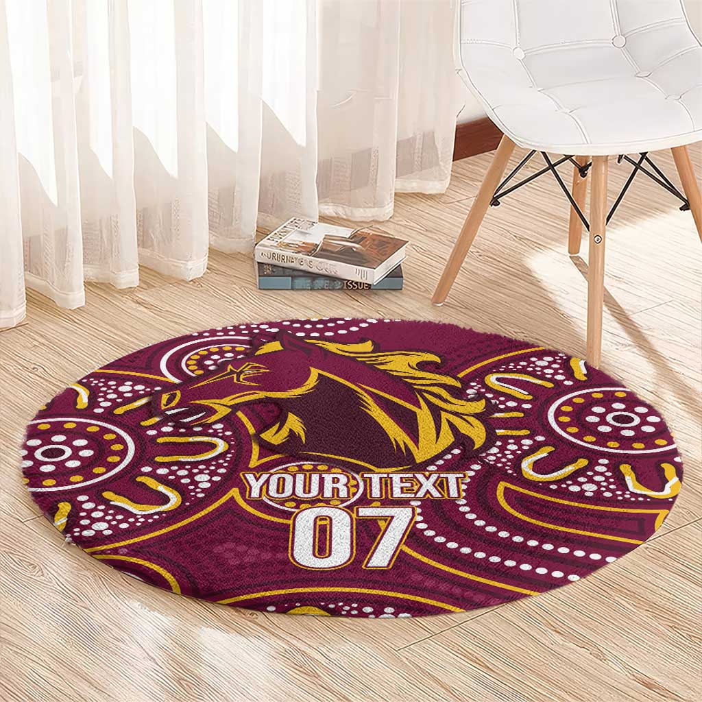 Brisbane Rugby NRL Custom Indigenous Round Carpet The Mighty Broncos - Aussie Hoodie