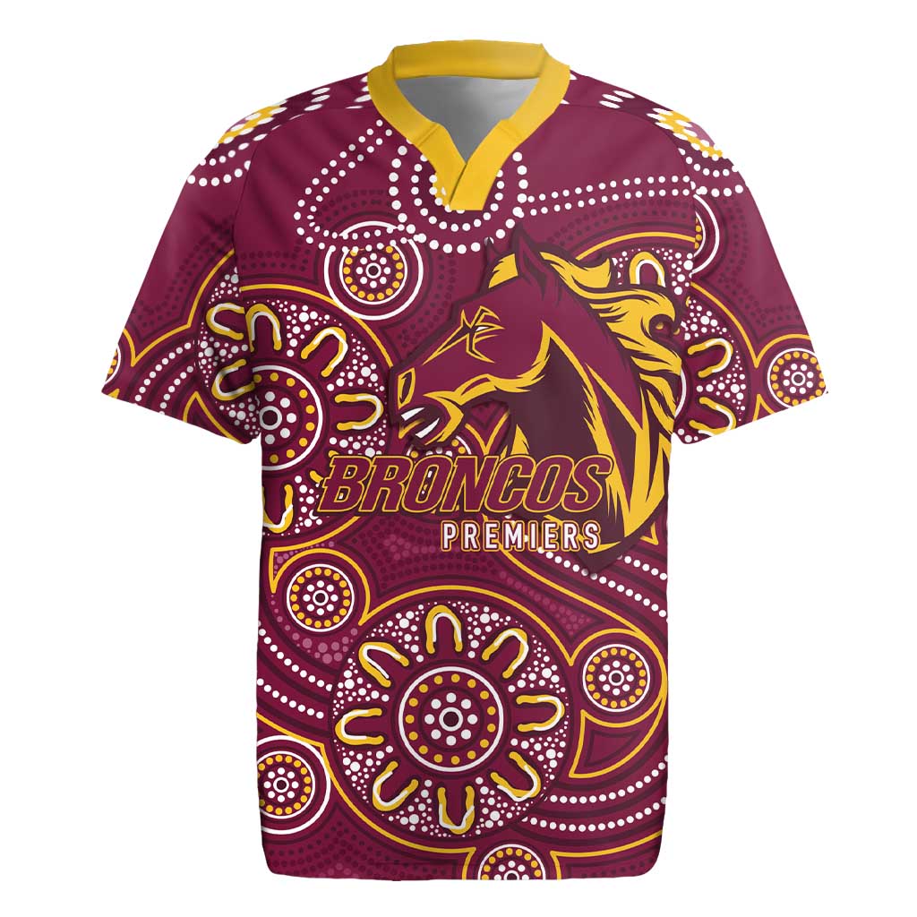 Brisbane Rugby NRL Custom Indigenous Rugby Jersey The Mighty Broncos - Aussie Hoodie