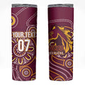 Brisbane Rugby NRL Custom Indigenous Skinny Tumbler The Mighty Broncos - Aussie Hoodie