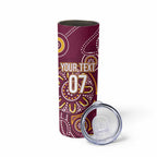 Brisbane Rugby NRL Custom Indigenous Skinny Tumbler The Mighty Broncos - Aussie Hoodie