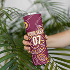 Brisbane Rugby NRL Custom Indigenous Skinny Tumbler The Mighty Broncos - Aussie Hoodie