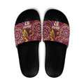 Brisbane Rugby NRL Custom Indigenous Slide Sandals The Mighty Broncos - Aussie Hoodie