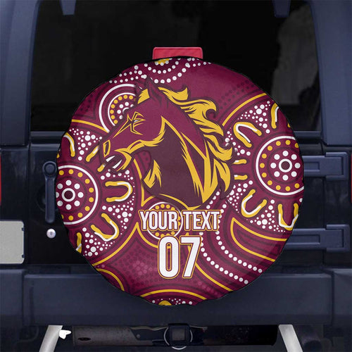 Brisbane Rugby NRL Custom Indigenous Spare Tire Cover The Mighty Broncos - Aussie Hoodie