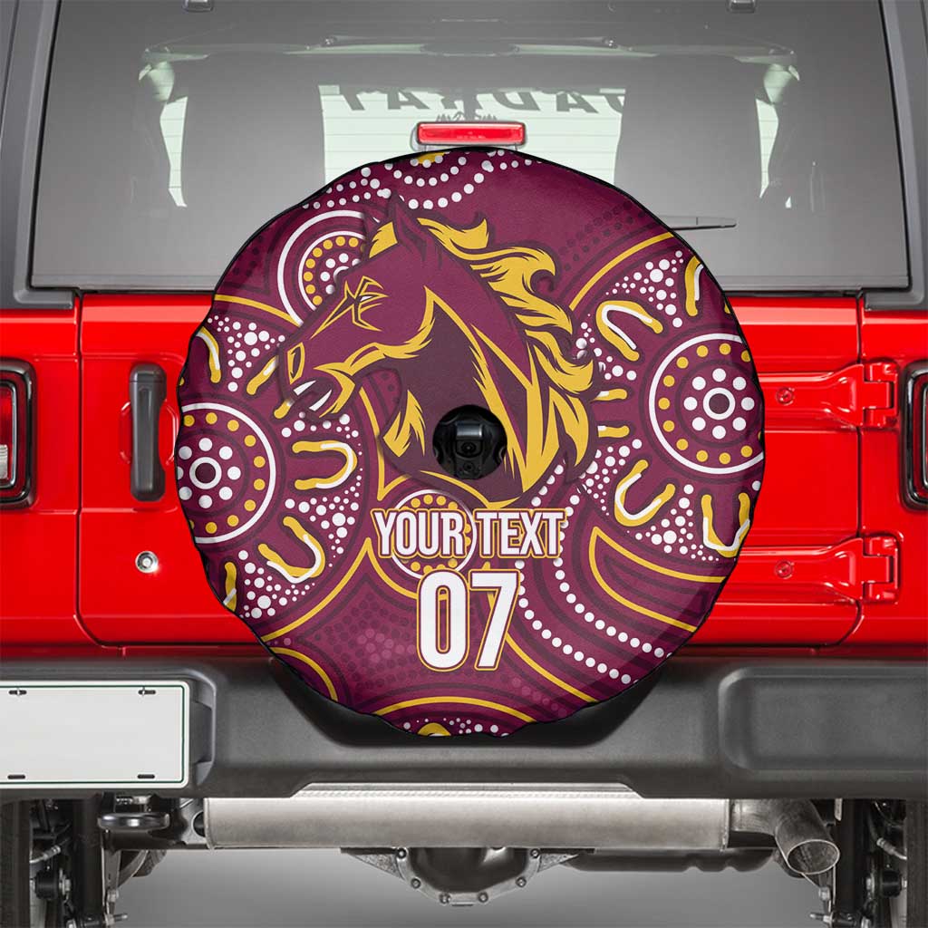 Brisbane Rugby NRL Custom Indigenous Spare Tire Cover The Mighty Broncos - Aussie Hoodie