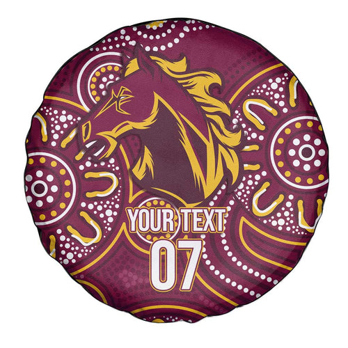 Brisbane Rugby NRL Custom Indigenous Spare Tire Cover The Mighty Broncos - Aussie Hoodie