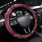 Brisbane Rugby NRL Indigenous Steering Wheel Cover The Mighty Broncos - Aussie Hoodie