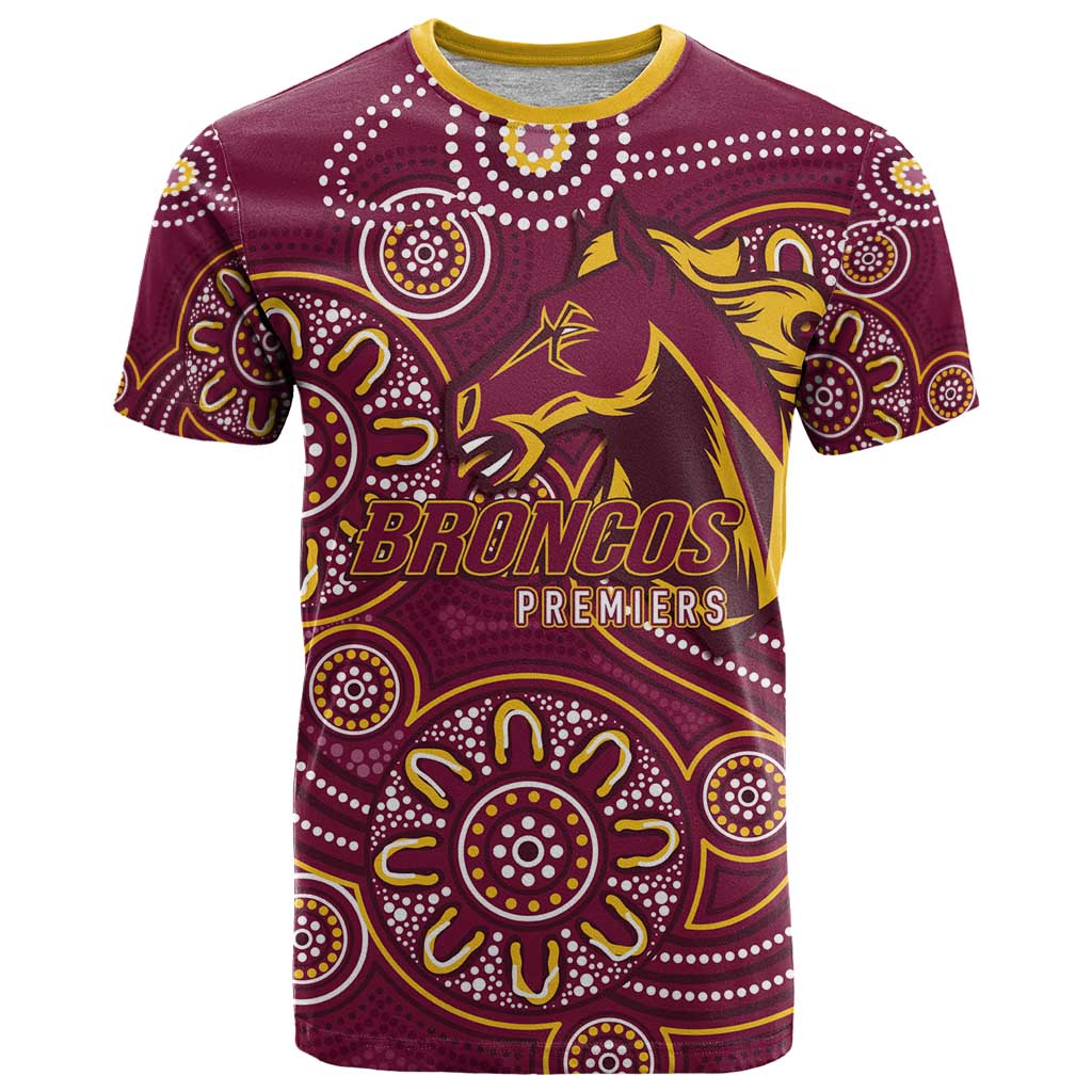 Brisbane Rugby NRL Custom Indigenous T Shirt The Mighty Broncos - Aussie Hoodie