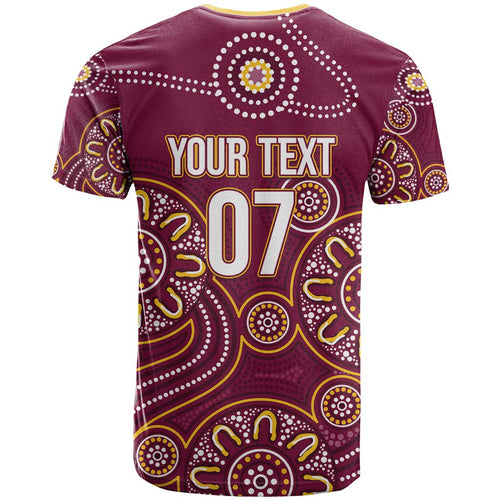 Brisbane Rugby NRL Custom Indigenous T Shirt The Mighty Broncos - Aussie Hoodie