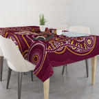 Brisbane Rugby NRL Custom Indigenous Tablecloth The Mighty Broncos - Aussie Hoodie