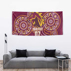 Brisbane Rugby NRL Custom Indigenous Tapestry The Mighty Broncos - Aussie Hoodie