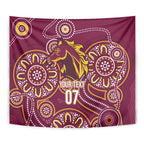Brisbane Rugby NRL Custom Indigenous Tapestry The Mighty Broncos - Aussie Hoodie