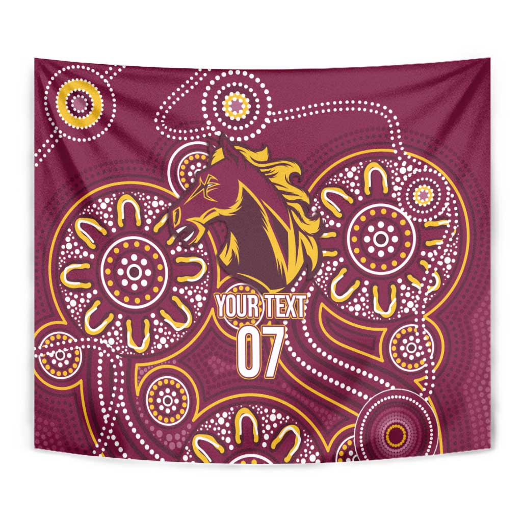 Brisbane Rugby NRL Custom Indigenous Tapestry The Mighty Broncos - Aussie Hoodie