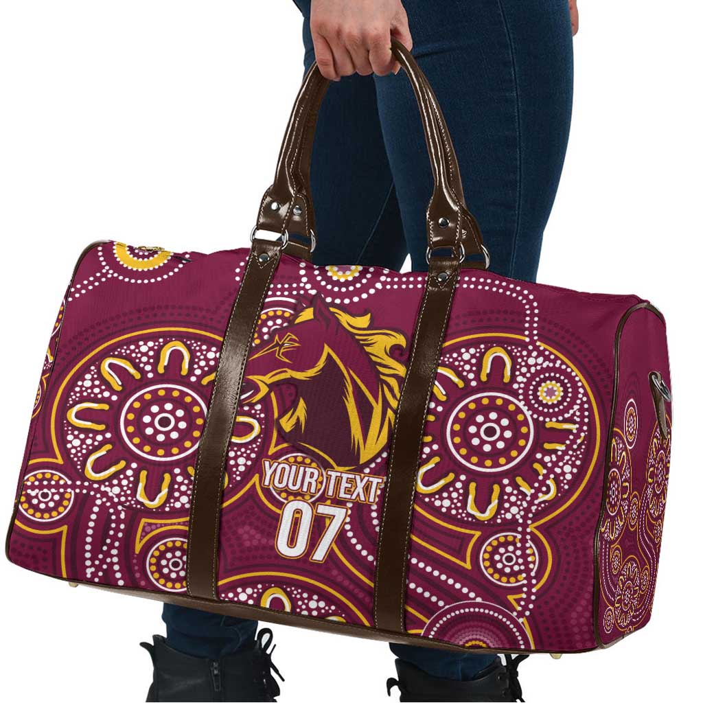 Brisbane Rugby NRL Custom Indigenous Travel Bag The Mighty Broncos - Aussie Hoodie