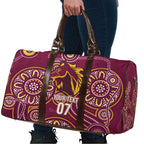 Brisbane Rugby NRL Custom Indigenous Travel Bag The Mighty Broncos - Aussie Hoodie