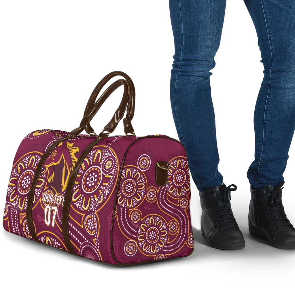 Brisbane Rugby NRL Custom Indigenous Travel Bag The Mighty Broncos - Aussie Hoodie