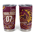 Brisbane Rugby NRL Custom Indigenous Tumbler Cup The Mighty Broncos - Aussie Hoodie