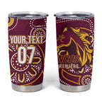 Brisbane Rugby NRL Custom Indigenous Tumbler Cup The Mighty Broncos - Aussie Hoodie