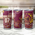 Brisbane Rugby NRL Custom Indigenous Tumbler Cup The Mighty Broncos - Aussie Hoodie
