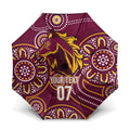Brisbane Rugby NRL Custom Indigenous Umbrella The Mighty Broncos - Aussie Hoodie