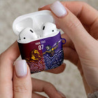 Broncos Vs Storm Rugby NRL Custom Indigenous AirPods Case Fight To The Last - Aussie Hoodie