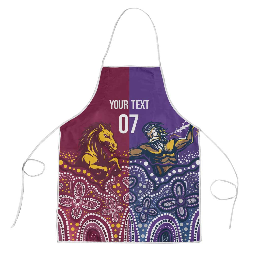 Broncos Vs Storm Rugby NRL Custom Indigenous Apron Fight To The Last - Aussie Hoodie