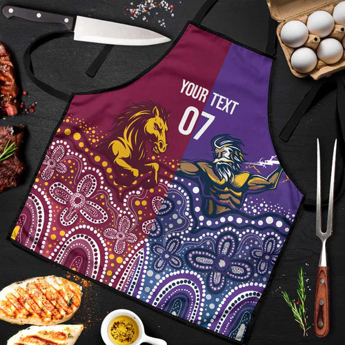 Broncos Vs Storm Rugby NRL Custom Indigenous Apron Fight To The Last - Aussie Hoodie
