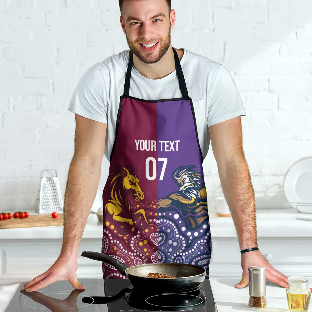 Broncos Vs Storm Rugby NRL Custom Indigenous Apron Fight To The Last - Aussie Hoodie