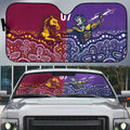 Broncos Vs Storm Rugby NRL Custom Indigenous Auto Sun Shade Fight To The Last - Aussie Hoodie