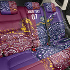 Broncos Vs Storm Rugby NRL Custom Indigenous Back Car Seat Cover Fight To The Last - Aussie Hoodie