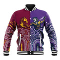 Broncos Vs Storm Rugby NRL Custom Indigenous Baseball Jacket Fight To The Last - Aussie Hoodie