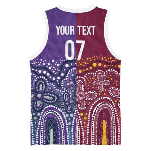 Broncos Vs Storm Rugby NRL Custom Indigenous Basketball Jersey Fight To The Last - Aussie Hoodie