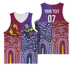 Broncos Vs Storm Rugby NRL Custom Indigenous Basketball Jersey Fight To The Last - Aussie Hoodie