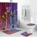 Broncos Vs Storm Rugby NRL Custom Indigenous Bathroom Set Fight To The Last - Aussie Hoodie