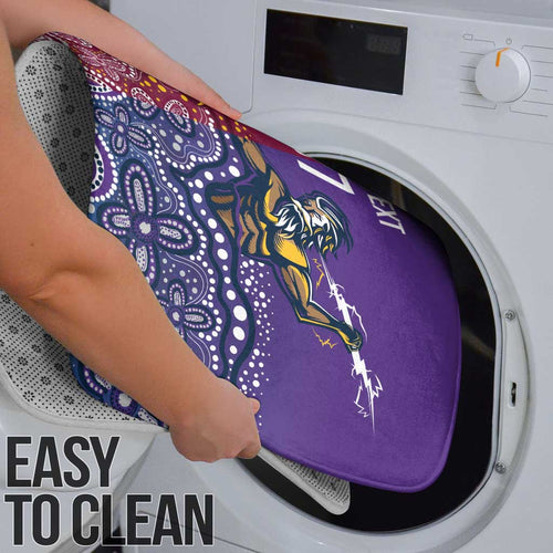 Broncos Vs Storm Rugby NRL Custom Indigenous Bathroom Set Fight To The Last - Aussie Hoodie