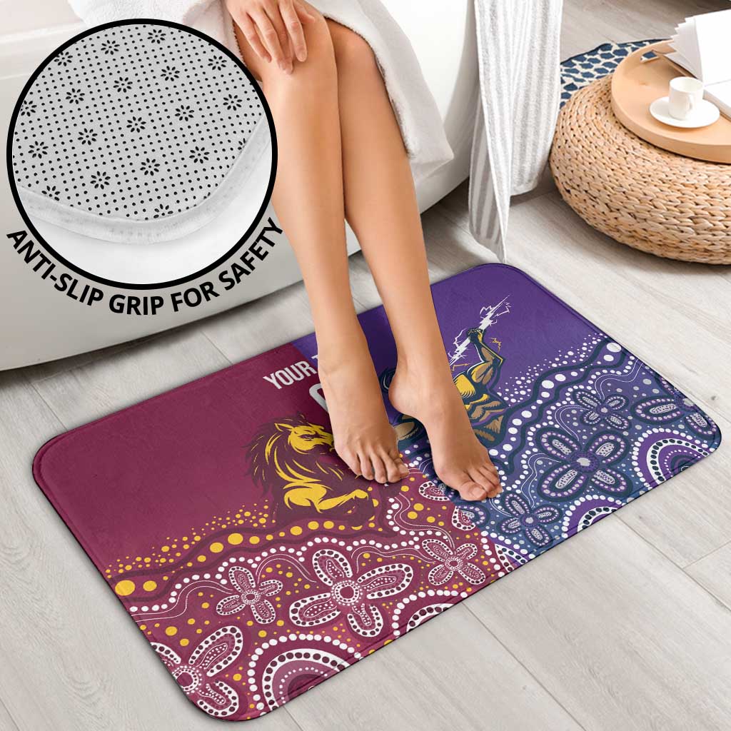 Broncos Vs Storm Rugby NRL Custom Indigenous Bathroom Set Fight To The Last - Aussie Hoodie