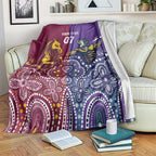 Broncos Vs Storm Rugby NRL Custom Indigenous Blanket Fight To The Last - Aussie Hoodie