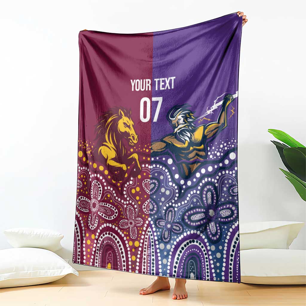Broncos Vs Storm Rugby NRL Custom Indigenous Blanket Fight To The Last - Aussie Hoodie