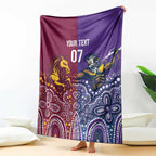 Broncos Vs Storm Rugby NRL Custom Indigenous Blanket Fight To The Last - Aussie Hoodie