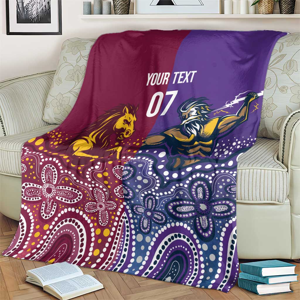 Broncos Vs Storm Rugby NRL Custom Indigenous Blanket Fight To The Last - Aussie Hoodie