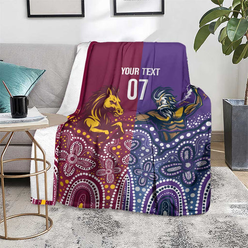 Broncos Vs Storm Rugby NRL Custom Indigenous Blanket Fight To The Last - Aussie Hoodie