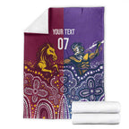 Broncos Vs Storm Rugby NRL Custom Indigenous Blanket Fight To The Last - Aussie Hoodie