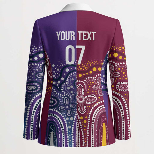 Broncos Vs Storm Rugby NRL Custom Indigenous Blazer Fight To The Last - Aussie Hoodie