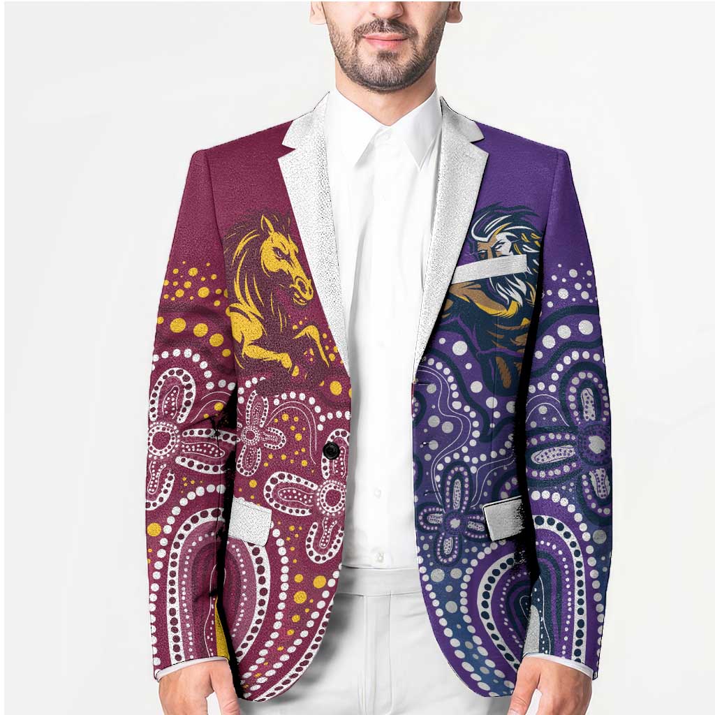Broncos Vs Storm Rugby NRL Custom Indigenous Blazer Fight To The Last - Aussie Hoodie